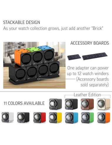 Enrollador de Reloj Automático Fancy Brick Blanco 45 Programas