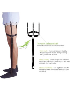 Camisa de Estilo Mejorado para Hombre con Cinturón de Estribo 2