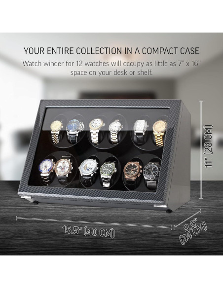 Enrollador de Relojes Automáticos Leader JDS120.2 - 12 Espacios