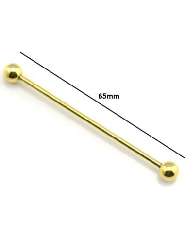 3 Piezas Pin de Cuello Bar de Cobre Duradero Multicolor