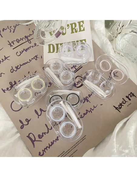 6 Estuches Portátiles para Lentes de Contacto BEDARTIST