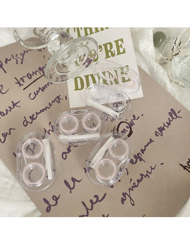 6 Estuches Portátiles para Lentes de Contacto BEDARTIST