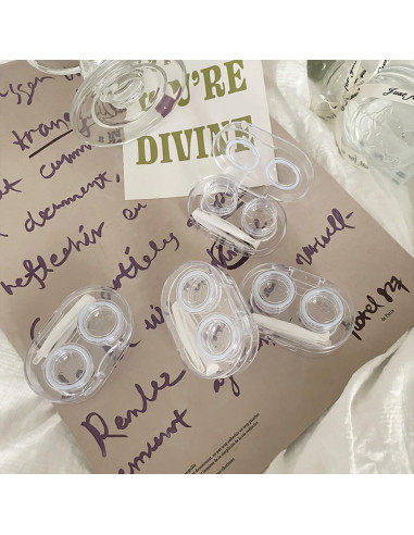 6 Estuches Portátiles para Lentes de Contacto BEDARTIST