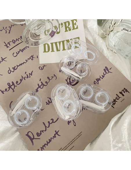 6 Estuches Portátiles para Lentes de Contacto BEDARTIST