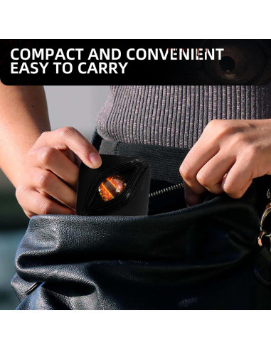 Estuche para Lentes de Contacto UpaClaire Ojo Diablo Rojo