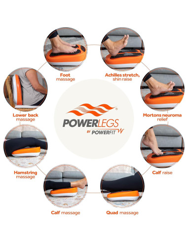 Masajeador de Pies Eléctrico Powerfit ETF002M-O con Control Remoto
