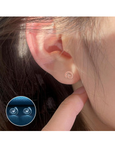 6 Pares de Pendientes de Plástico KMEOSCH para Oídos Sensibles 2