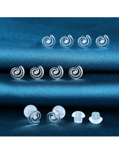 6 Pares de Pendientes de Plástico KMEOSCH para Oídos Sensibles