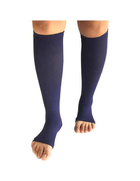 3 Pares Calcetines de Compresión Abiertos de Dedos SHUTELI L/XL