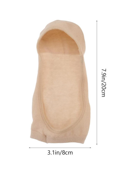 Calcetines de Yoga Antideslizantes para Mujer - Algodón Negro