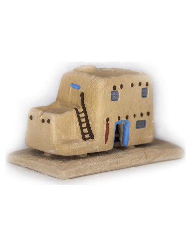 Incensario Casa de Adobe Incienso de Madera Natural 198g