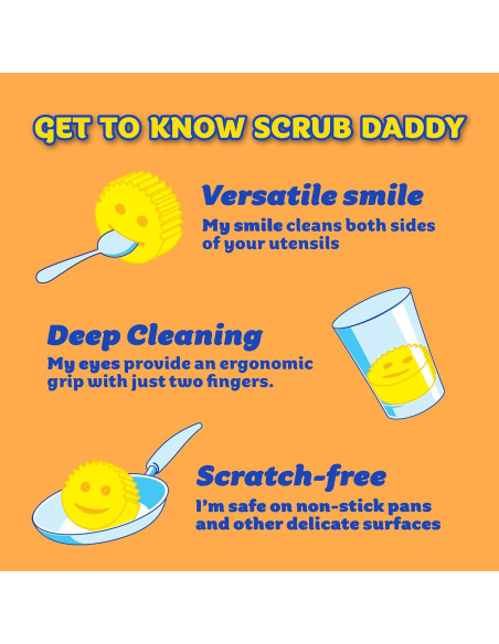 Kit de Limpieza Scrub Daddy + Cif Multiusos - 3 Piezas