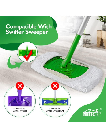 Almohadillas de Microfibra Reutilizables HOMEXCEL - Paquete de 4