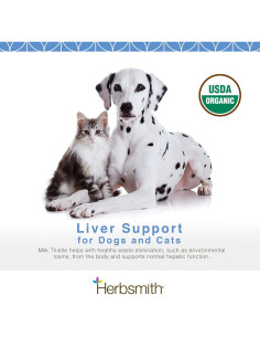Suplemento Hepático Cardo Mariano Herbsmith 75g para Mascotas 2