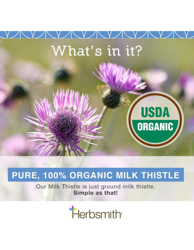 Suplemento Hepático Cardo Mariano Herbsmith 75g para Mascotas