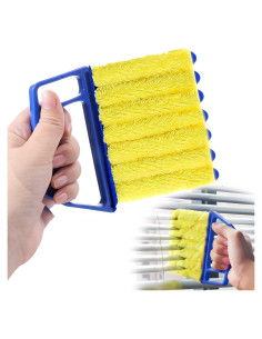 Cepillo de Limpieza de Persianas Vodolo con 6 Cabezas Intercambiables