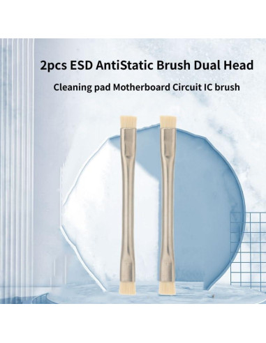 Cepillo Antiestático ESD 2 PCS Bindpo para Limpieza de Teclados y Electrónicos