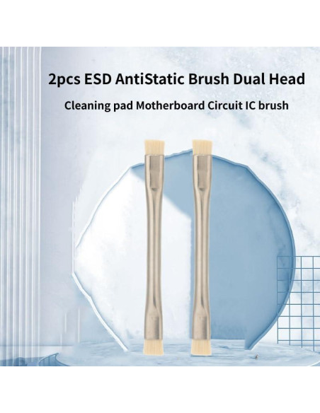 Cepillo Antiestático ESD 2 PCS Bindpo para Limpieza de Teclados y Electrónicos