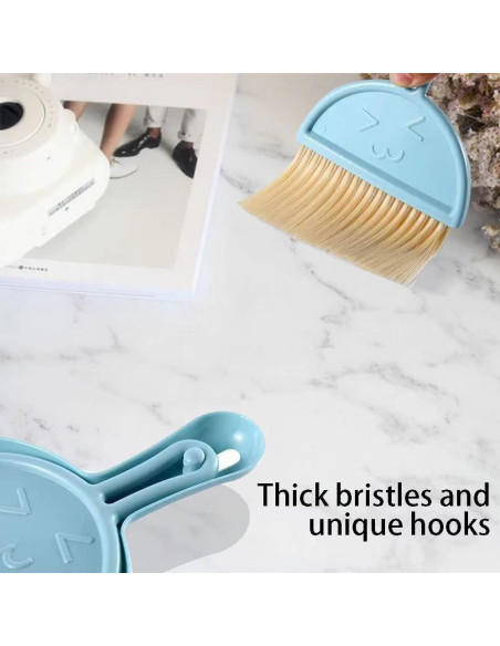 Juego de Mini Escoba y Recogedor Fgxcjd - 3 Piezas Multicolor