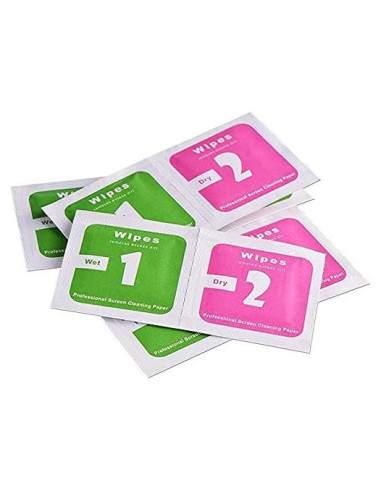 100 Toallitas de Limpieza Secas y Húmedas 6x6cm Primera Elección