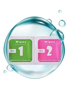 100 Toallitas de Limpieza Secas y Húmedas 6x6cm Primera Elección 2