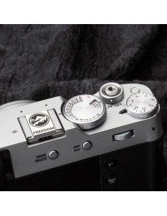 Cubierta de zapata caliente DBZZ para cámaras Fujifilm y Canon - Negro 2