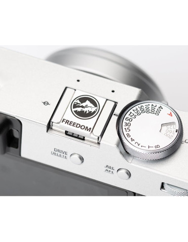 Cubierta de zapata caliente DBZZ para cámaras Fujifilm y Canon - Negro