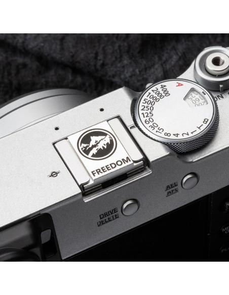 Cubierta de zapata caliente DBZZ para cámaras Fujifilm y Canon - Negro