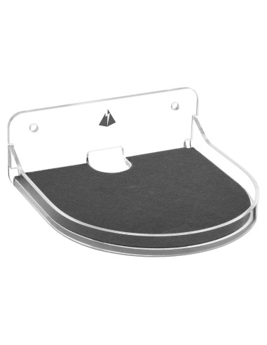 Estante Flotante TXEsign Pequeño Acrílico Blanco 12.7x12.1 cm