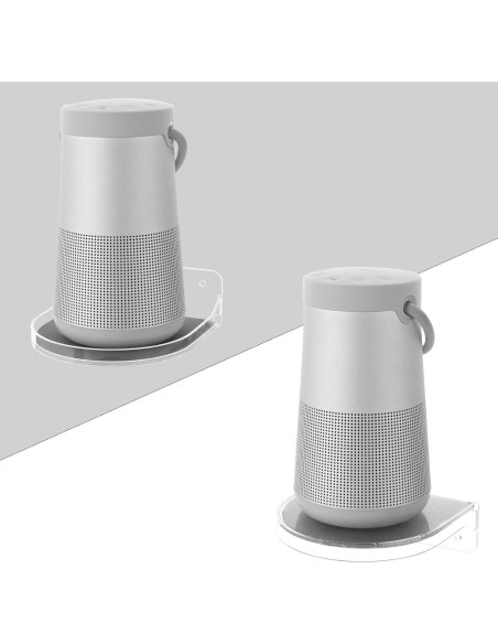 Estante Flotante TXEsign Pequeño Acrílico Blanco 12.7x12.1 cm