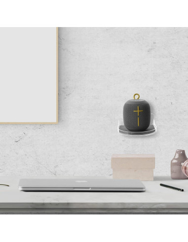 Estante Flotante TXEsign Pequeño Acrílico Blanco 12.7x12.1 cm