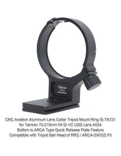 Anillo de Montaje en Trípode iShoot IS-TA721 para Lente Tamron 70-210mm 2