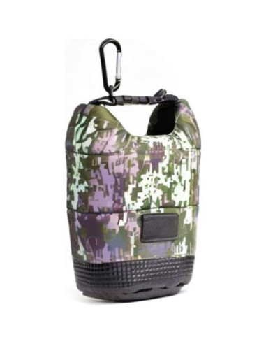 Funda de Lente de Cámara MegaGear MG911 Cuero Suave 15x10cm