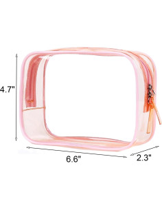 Bolsa de Aseo Transparente Buminee 5 Piezas 16.8x5.8x11.9 cm 2