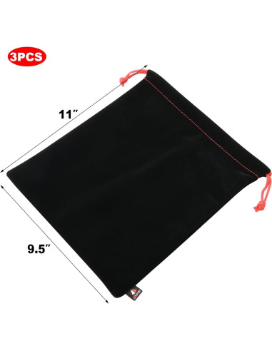 Paquete de 3 Bolsas de Protección TXEsign para Auriculares 28x23.5cm