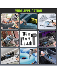 Soplador de Aire Eléctrico WORKPRO 12V 120,000 RPM 4 Velocidades 2