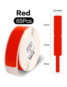 Etiquetas de Cable Coloridas LMASBLTER 65 Pcs Impermeables 2