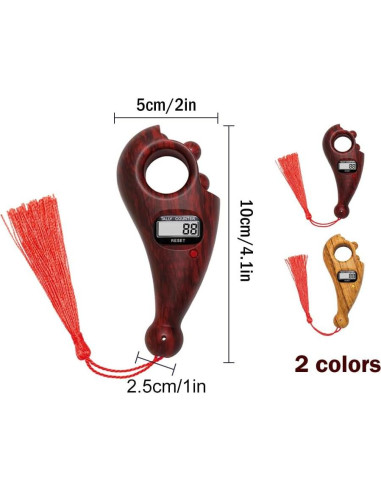 Contador de Cuentas Digitales Abiyou 2 Piezas para Meditación