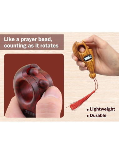 Contador de Cuentas Digitales Abiyou 2 Piezas para Meditación