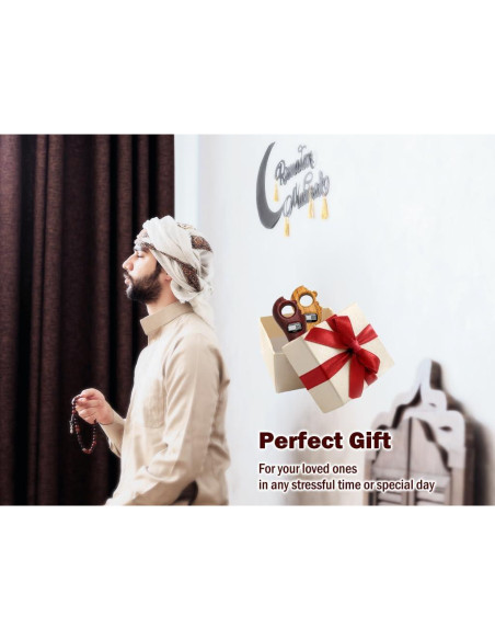 Contador de Cuentas Digitales Abiyou 2 Piezas para Meditación