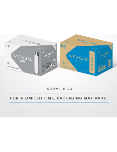 Agua VOSS Sin Gas 500 ml - Paquete de 24 Botellas PET