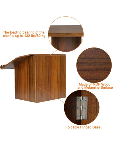 Atril de Mesa Plegable Nisorpa, Soporte Portátil para Presentaciones