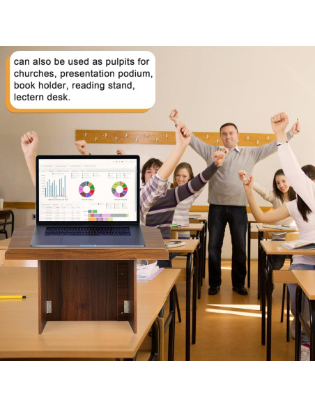 Atril de Mesa Plegable Nisorpa, Soporte Portátil para Presentaciones