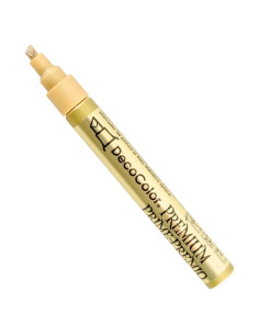 Marcador de Pintura Chisel Premium DecoColor Dorado 19.94g
