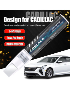 Pintura de Retoque COSLAKE 12ml Blanco Cumbre para Cadillac 2
