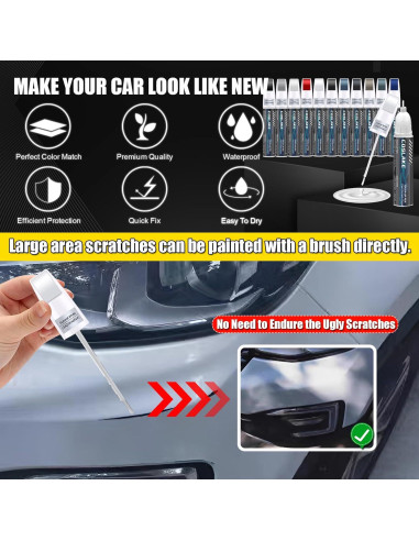 Pintura de Retoque COSLAKE 12ml Blanco Cumbre para Cadillac