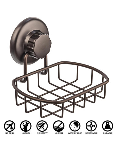 Fregadero de Jabón HASKO Acero Inoxidable Bronce 11.48x13.49cm