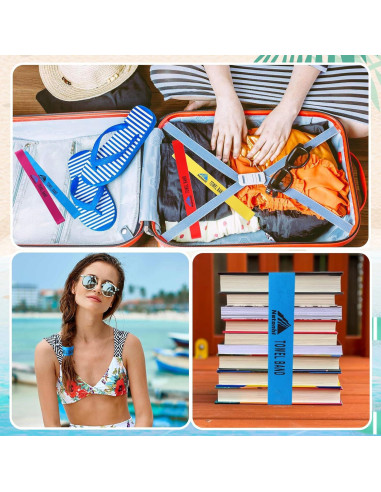 Bandas de Toalla Natonhi 6 Piezas para Sillas de Playa