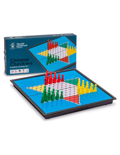 Juego de Damas Chinas Magnético Yellow Mountain 24.8 cm Plegable