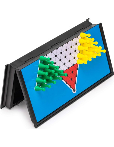 Juego de Damas Chinas Magnético Yellow Mountain 24.8 cm Plegable